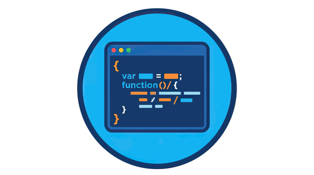 coding function on computer screen