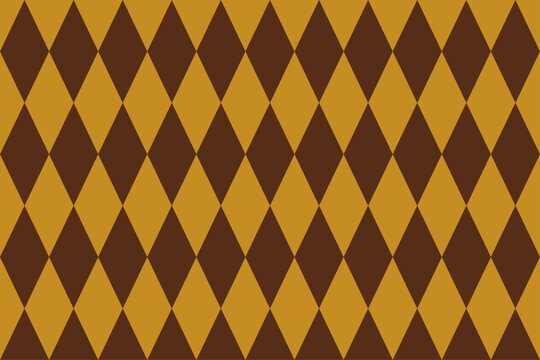 Retro mustard argyle pattern background