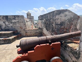 Cartagena Coumbia 6-25-2026. Exterior views of Castillo San Felipe de Barajas  a fortress in the city of Cartagena. The castle was built in 1639 and is located on the Hill of San Lázaro © Michael