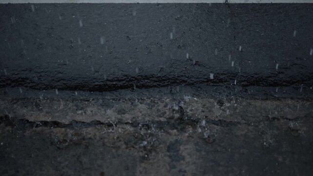 rain on the road