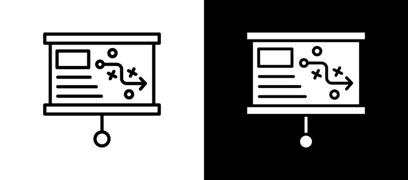 Master Plan lineglyph icon