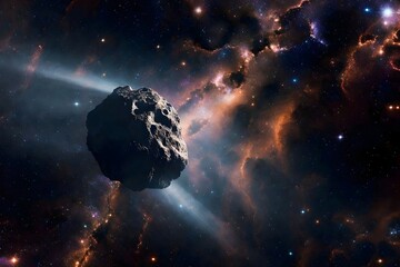 Rocky asteroid reveals rugged surface in deep space journey
