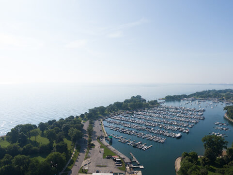 Chicago, Illinois, and Lake Michigan