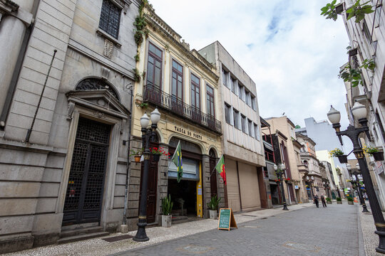 Boulevard da XV no Centro Hist&oacute;rico de Santos