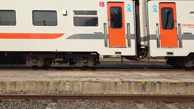 train on railway