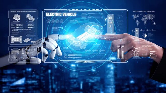 AI supports electric vehicle design by managing power systems, optimizing battery efficiency, enabling smart charging, and integrating renewable energy data Marrow