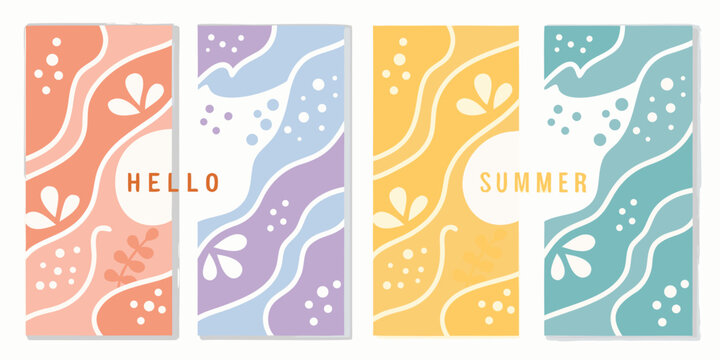 memphis design bookmarks colorful flat vector art pattern illustration graphic modern retro playful abstract shapes dots