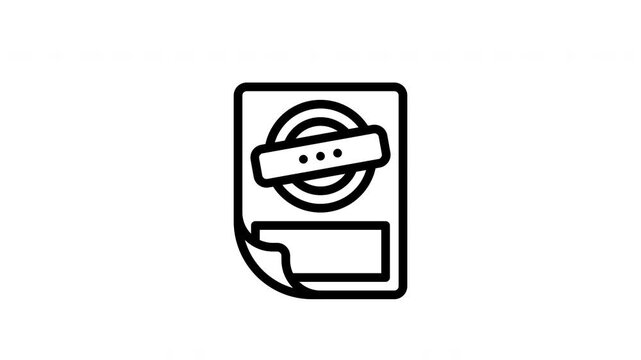 code of conduct minimalist stroke animation