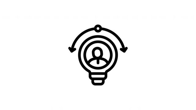 problem solving minimalist stroke animation