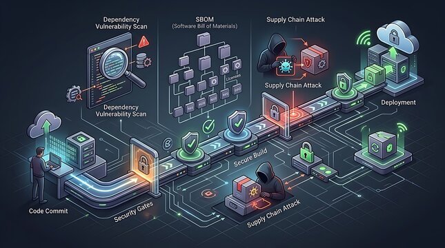 Cybersecurity software development lifecycle and supply chain protection
