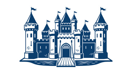 Fairytale Castle Illustration © emal