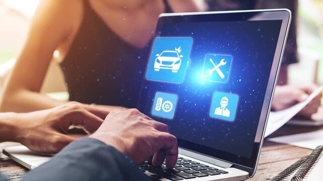Car service and insurance provide vehicle maintenance, car insurance coverage claim app, and safety. Mobile car service and insurance, cost estimate, driver user gain confidence and protection. Spire