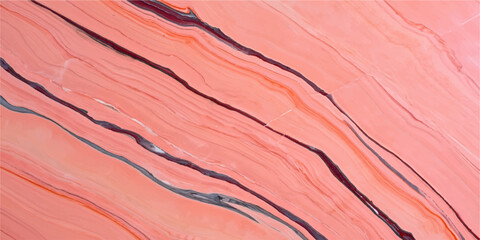 Naklejka premium Pink Marble Vector Background with Dark Purple Veins and Polished Stone Surface for Modern Interiors