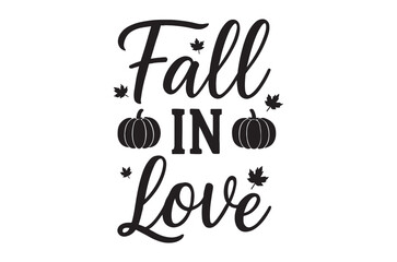 Fototapeta premium Pumpkin Silhouettes With Calligraphy Black On White Background
