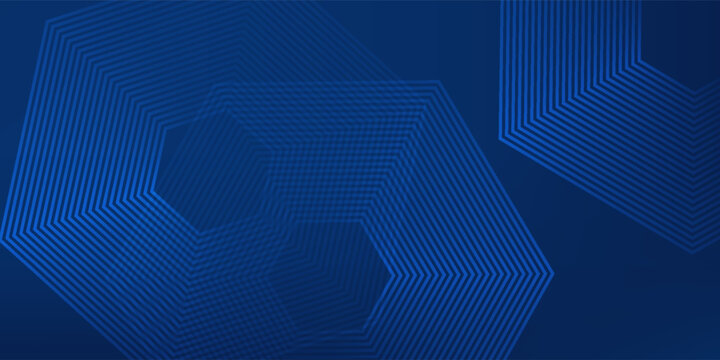 Black dark navy blue silver abstract pattern background. Geometric shape. Line triangle angle fold polygon Simple
