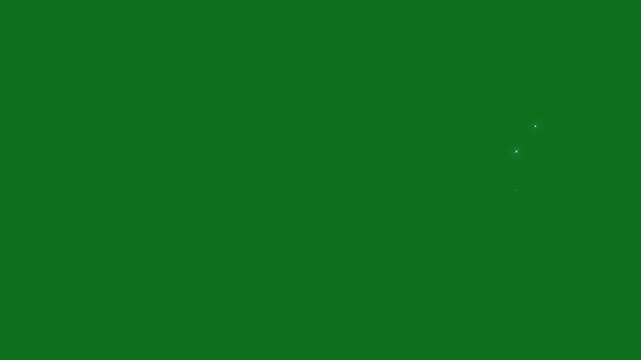 4K twinkle glitter star trail sparkle animation on green screen, flat vector doodle stars, cartoon blinking motion, magic sparkles glitter line stars, 2D white christmas sparkles glitter trail