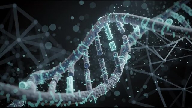 DNA Double Helix Structure Model 3.