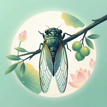 vector illustration of a bug