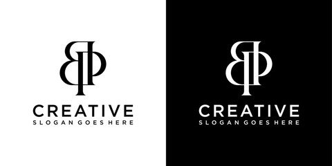 BP or PB initial letter logo design vector concept © Kurniawan