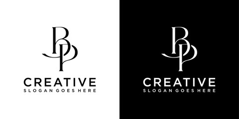 BP or PB initial letter logo design vector concept © Kurniawan