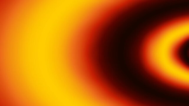 Abstract Fiery Orange Yellow and Red Concentric Circles Background.