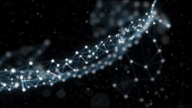 Network connection digital web technology.