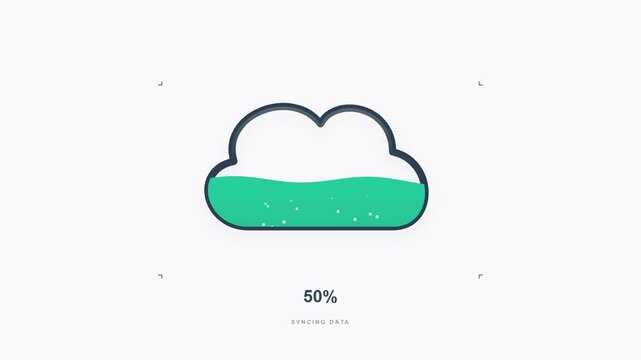 Cloud Loading Bar Animation