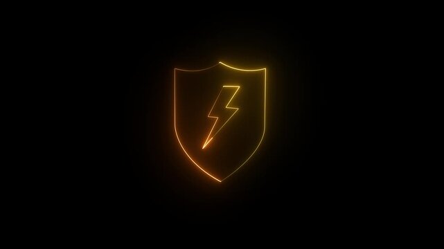 Bypass User Account Control icon with cross symbol inside on black background