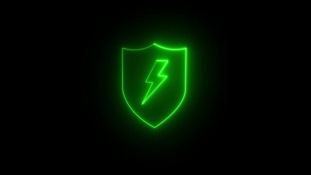 Bypass User Account Control icon with cross symbol inside on black background