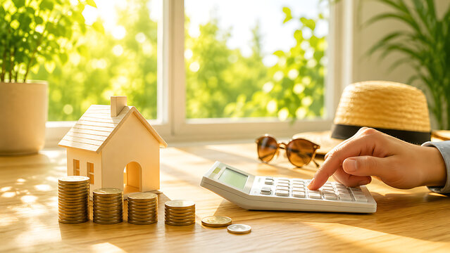 Planning Financial Budget for Buying a New Residential Property with Savings and Calculation
