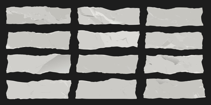 fifteen small rectangular pieces arranged in grid vector layout shapes art illustration black background gray color
