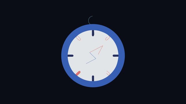 Flat design compass illustration for travel navigation concept icon