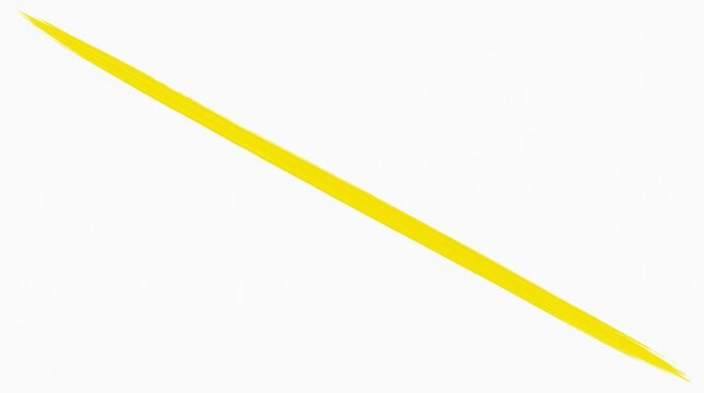 Vibrant Yellow Marker Stroke on Blank Paper for Abstract Texture and Business Bright sheet