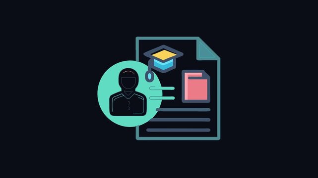 Academic record person graduate diploma educational degree profile info