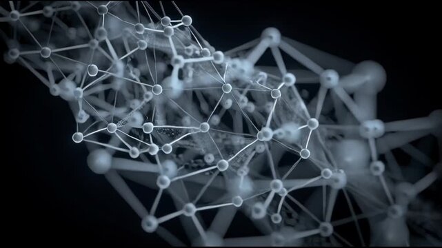 Network connections and technology concept.