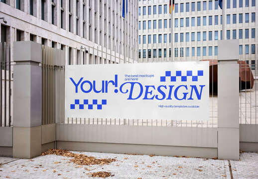 Mockup Of Customized Billboard