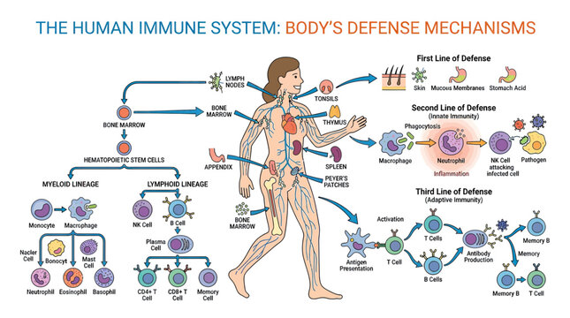 Human Immune System: Body's Defense Mechanisms Explained