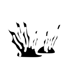 seaweed glyph icon © wahyu