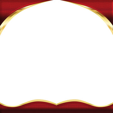 red gold frame