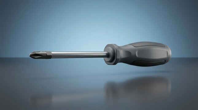 Phillips screwdriver 3D render cross drive fastening tool engineered for reliable screw engagement assembly servicing and workshop efficiency