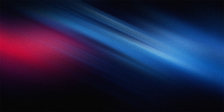 Dark moody background featuring dramatic red and blue light beams blending across textured surface for cinematic atmosphere style.