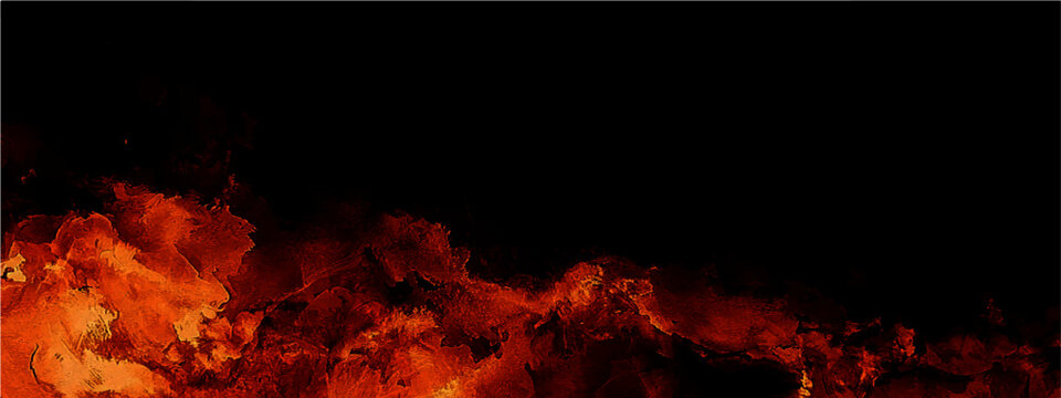 Intense, vibrant flames engulf the darkness, a raw and powerful display of heat and energy.