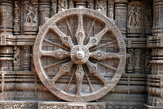 bas relief on temple