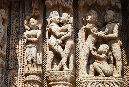 bas relief on temple