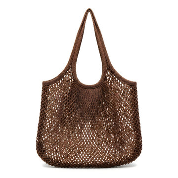 Purple glittery sequin shoulder tote bag