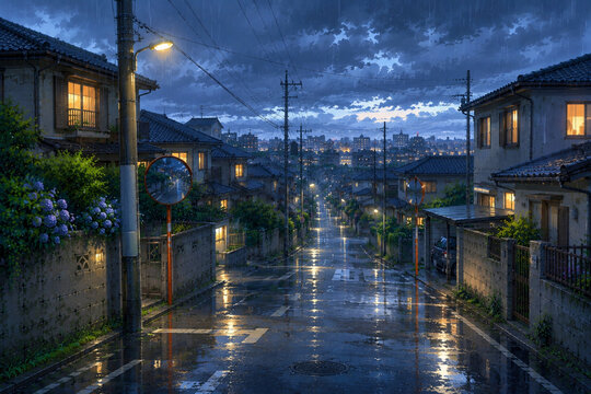 雨上がりの坂」の写真素材 | 262件の無料イラスト画像 | Adobe Stock