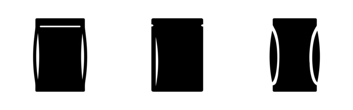 Seed and Fertilizer Packaging Pouch Icons