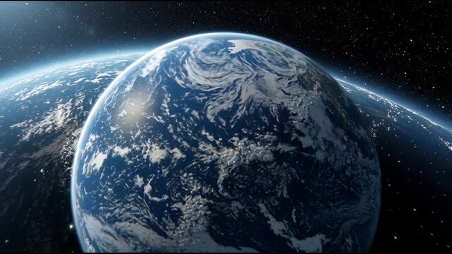 Earth from space blue planet 4.