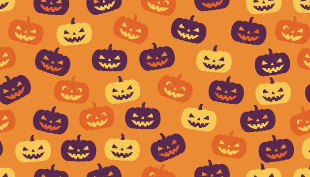 Seamless pattern with fried eggs on blue background