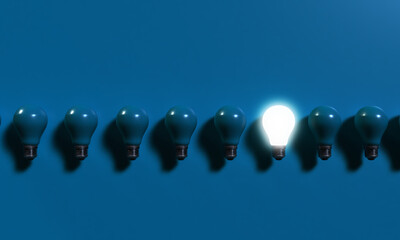 lightbulb lamp glow energy power innovation bright idea genius creativity technology teamwork choose choice thinking lightbulb lamp leadership vision background intelligence glow hr human resource  © StreetOnCamara